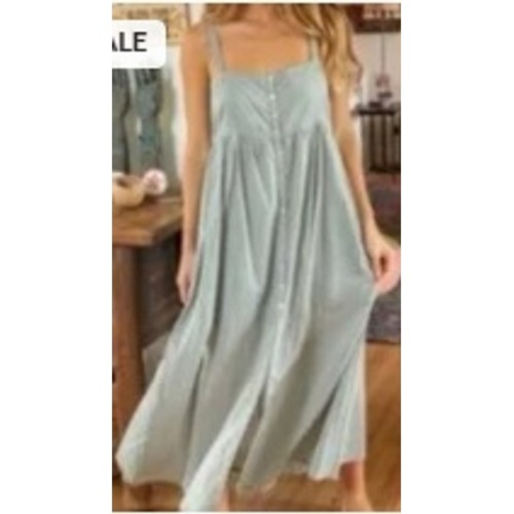 NATURAL LIFE Light Sage Green Maxi Dress